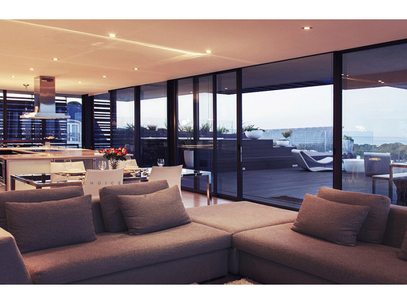 118系列鋁合金二軌窄邊推拉門